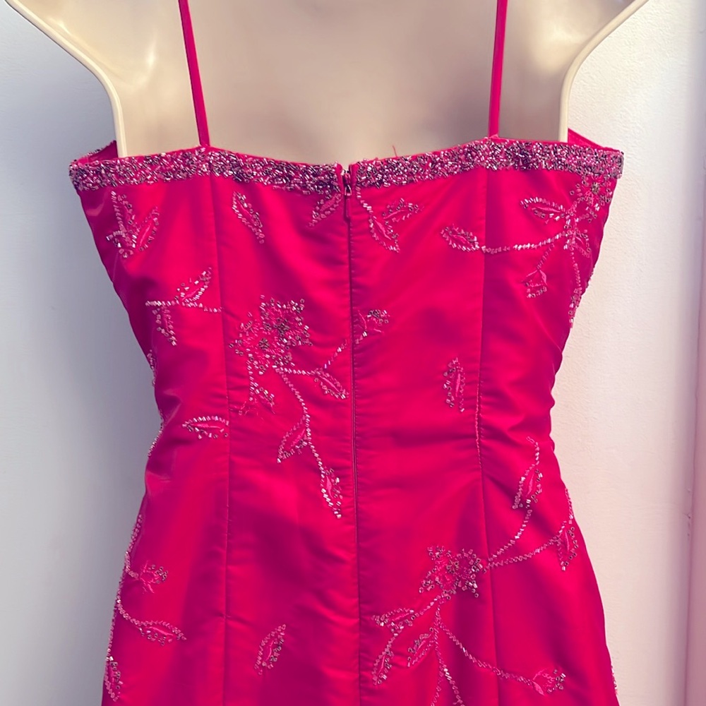 Mermaid Satin Beaded Gown - Picture 4 of 12